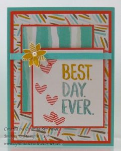Free Sale-A-Bration stamp set and matching paper and accessories