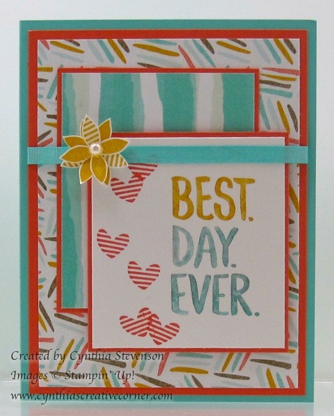 Free Sale-A-Bration stamp set and matching paper and accessories
